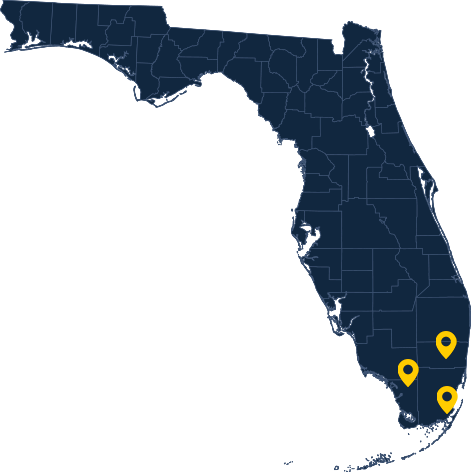 Mapa de cobertura en Florida