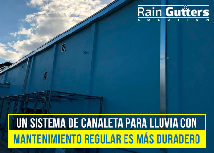 Las Canaletas Comerciales Deben Tener una Limpieza de Canaleta al Menos dos Veces al Año Limpieza de Canaleta Para lluvia Sistema de drenaje Impecable Instalado