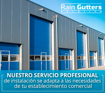 Protege tu Negocio Comercial Contra el Daño por Agua y Fallas Edificio con canaletas comerciales para lluvia